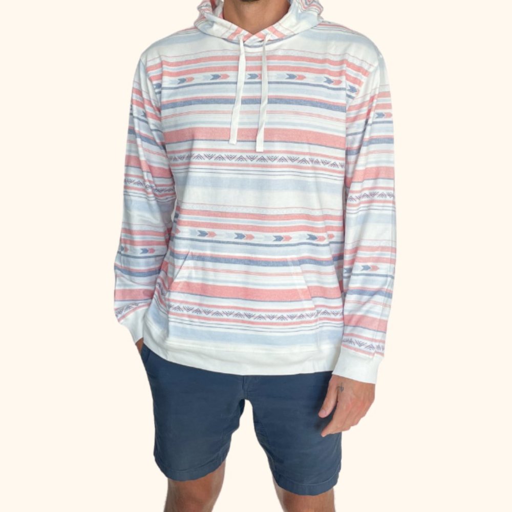 Beachly - Surf Stripe Men's Printed Hoodie